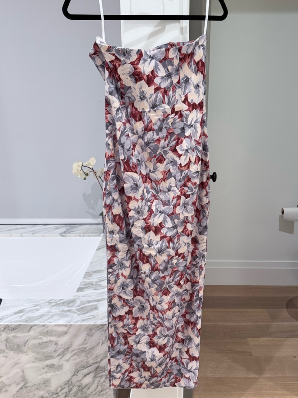 Posse Rosalie Floral Linen Maxi Dress